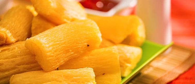 Yuca con mojo